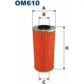 Масляный фильтр FILTRON V TBLO OM610 2103064 SRGIWS