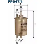 Топливный фильтр FILTRON A A1UD PP947/1 2103605 7GEZH94