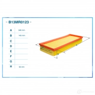 Воздушный фильтр CWORKS B13MR0123 MY9R3L J 1439699022 - Изображение 2