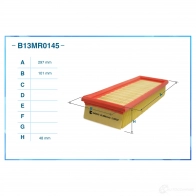Воздушный фильтр CWORKS B13MR0145 W 8R3M 1439699054 - Изображение 2