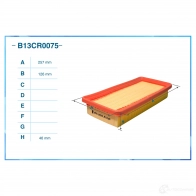 Воздушный фильтр CWORKS 1439699132 B13CR0075 Y4T BLS - Изображение 2
