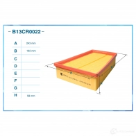 Воздушный фильтр CWORKS 1439699179 B13CR0022 2Z5 MX - Изображение 2