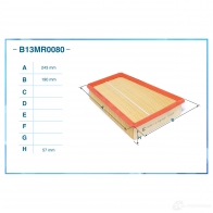 Воздушный фильтр CWORKS K TMF3Z5 1439699281 B13MR0080 - Изображение 2