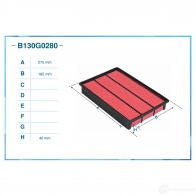 Воздушный фильтр CWORKS 1439699292 TX W47 B130G0280 - Изображение 2