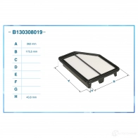 Воздушный фильтр CWORKS B130308019 TN I3M 1439699418 - Изображение 2