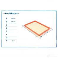 Воздушный фильтр CWORKS B13MR0055 1439699455 ZCX3Q J - Изображение 2