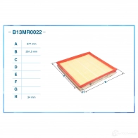 Воздушный фильтр CWORKS LCS ZY B13MR0022 1439699509 - Изображение 2