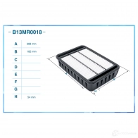 Воздушный фильтр CWORKS B13MR0018 1439699514 3B3X VJ - Изображение 2
