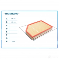 Воздушный фильтр CWORKS P727 Y7G 1439699530 B13MR0005 - Изображение 2