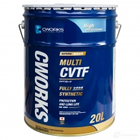 Масло в вариатор синтетическое SUPERIA Multi CVTF - 20 л CWORKS, 20 л CWORKS X20P A6 A22SR2020 1439699643