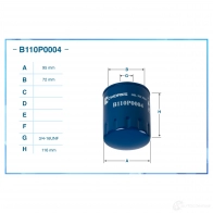 Масляный фильтр CWORKS M0 UOD6M 1439699762 B110P0004 - Изображение 2