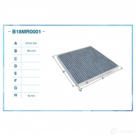 Салонный фильтр CWORKS 1439701120 B18MR0001 09A 644 - Изображение 2