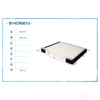 Салонный фильтр CWORKS 1439701167 QKN VQ0 B14CR0013 - Изображение 2