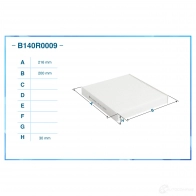 Салонный фильтр CWORKS M GJ1GC 1439701242 B140R0009 - Изображение 2