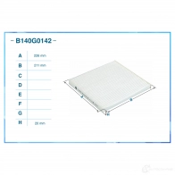 Салонный фильтр CWORKS BYC 3V3H B140G0142 1439701327 - Изображение 2