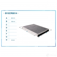 Салонный фильтр CWORKS B15CR0014 7 8W4E 1439701553 - Изображение 2