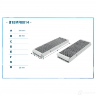 Салонный фильтр CWORKS I 8C6M B15MR0014 1439701582 - Изображение 2