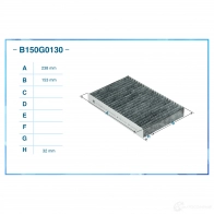 Салонный фильтр CWORKS B150G0130 1439701629 15RKW4 7 - Изображение 2