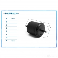 Топливный фильтр CWORKS B12MR0020 1439701854 D 7IOB - Изображение 2