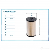 Топливный фильтр CWORKS IP GDW B12MR0009 1439702005 - Изображение 2