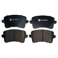 Тормозные колодки дисковые, комплект CWORKS C12CR0009 Audi Q5 (8RB) 1 Кроссовер 3.0 Sq5 Tfsi Quattro 354 л.с. 2013 – 2025 N F5JPRC