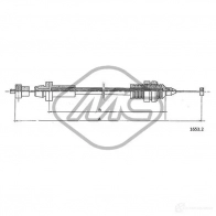 Трос газа METALCAUCHO 4FI D2N 81475 Fiat Tempra (159) 2 1990 – 1998