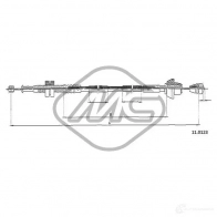 Трос газа METALCAUCHO Ford Fiesta 81903 QO BWU17