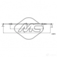 Трос капота METALCAUCHO S67 RAQ 3798966 81610