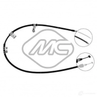 Трос ручника METALCAUCHO 81999 Hyundai Matrix (FC) 1 Минивэн 1.5 CRDi 82 л.с. 2001 – 2010 U2IW D9H