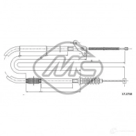 Трос ручника METALCAUCHO 3799365 OD D52 82018