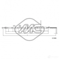 Трос ручника METALCAUCHO Suzuki Grand Vitara (JT, TE, TD) 2 2005 – 2020 83357 GL 37Q