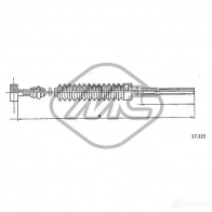 Трос ручника METALCAUCHO 83389 1270386051 A19H N