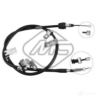 Трос ручника METALCAUCHO 83949 BYU XG3 3800971
