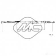 Трос ручника METALCAUCHO 81317 3V SPHB Fiat Marea (185) 1 Универсал 2.4 JTD 130 130 л.с. 1999 – 2002