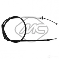Трос ручника METALCAUCHO VZ V4X Fiat Punto Evo (199) 3 Хэтчбек 1.3 D Multijet 69 л.с. 2008 – 2012 81353