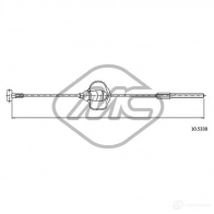 Трос ручника METALCAUCHO 81870 Ford Transit Connect H5 N8R