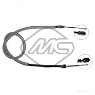 Трос ручника METALCAUCHO 80435 3797817 G TI3YK