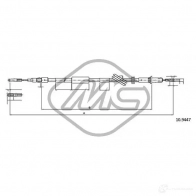 Трос ручника METALCAUCHO 3798398 TTL TX 81034