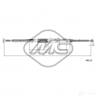 Трос ручника METALCAUCHO O1KF2 NQ 81316 Fiat Marea (185) 1 Универсал 1.9 JTD 110 (185BxT1A) 110 л.с. 2000 – 2002