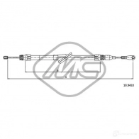 Трос ручника METALCAUCHO Y QCPXWV 3798373 81009