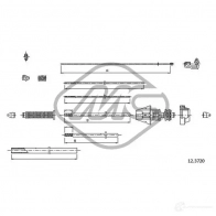 Трос ручника METALCAUCHO IO ALCNS 81364 Iveco Daily 3 1997 – 2006