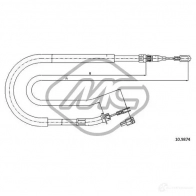 Трос ручника METALCAUCHO 1270369679 80962 D6 1CZ