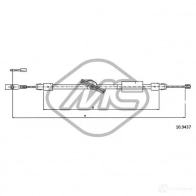 Трос ручника METALCAUCHO 80976 Mercedes CLK (A209) 2 Кабриолет 2.6 CLK 240 (2061) 170 л.с. 2003 – 2010 G 07I6