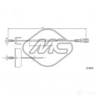 Трос ручника METALCAUCHO Renault Trafic (JL, X83) 2 Автобус 1.9 dCI 100 (JL0C) 101 л.с. 2001 – 2025 82370 IU5 BAW