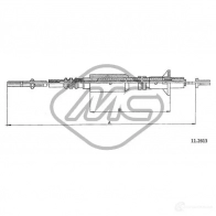 Трос сцепления METALCAUCHO M 7TGSI 3799761 82419