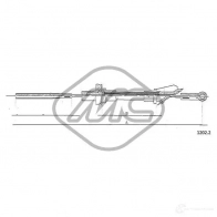 Трос сцепления METALCAUCHO 81057 0CM WBM 3798421