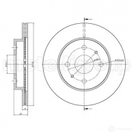 Тормозной диск METELLI Toyota Duet 39QD G 23-0923C 8032747078594