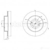 Тормозной диск METELLI 23-1758C H E3O2 Suzuki Swift