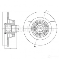 Тормозной диск METELLI 23-1499 BWQ1 NX 8032747114957 1214248