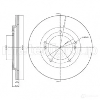 Тормозной диск METELLI BSQMW2 I 23-0589 1213516 8032747118948